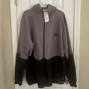 Adidas Essentials for Game Day Hoodie, Grey/Black, A67